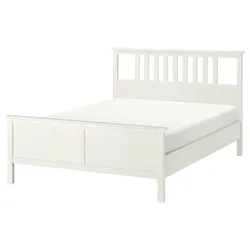 IKEA HEMNES(290.197.92) корпус кровати, белая морилка / Лейрсунн