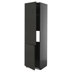 IKEA METOD(095.869.64) Sza wy n lod/zam 2drz, Czarnoszary/Nickebo Matte Anthracite