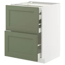 IKEA METOD / MAXIMERA(495.171.05) STJ 2FR/2N/WED/W., Biały/Axstad Greya -green