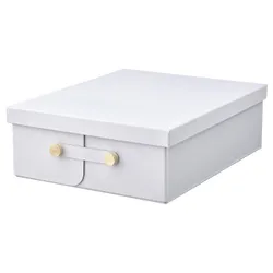 IKEA SPINNROCK(705.430.51) коробка с отделениями, белый