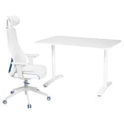 IKEA BEKANT / MATCHSPEL(294.409.56) стіл і стілець, білий