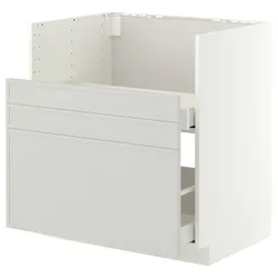 IKEA METOD / MAXIMERA(496.049.42) zl шкаф под ТАЛЬШЁН, белый/Аспудден светло-серый