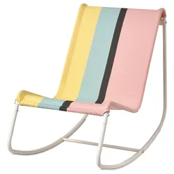 IKEA TUMHOLMEN(905.391.14) кресло-качалка, вход/выход, белый/разноцветный