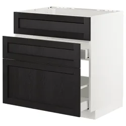 IKEA METOD / MAXIMERA(792.572.24) одна штука от злотых + 3 штуки / 2 штуки, белый / лерхиттан черная морилка