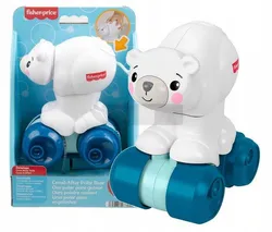FISHER PRICE POLAR KIM НА КОЛЕСАХ, іграшка для повзання для малюків JDL63