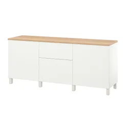 IKEA BESTÅ (794.243.41) комбинация с выдвижными ящиками, белый / Лаппвикен / Стаббарп белый