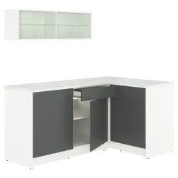 IKEA KNOXHULT(295.812.82) угловая кухня, темно -серый