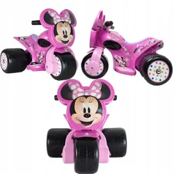 Електричний триколісний велосипед INJUSA Minnie Mouse Samurai 6V для дітей