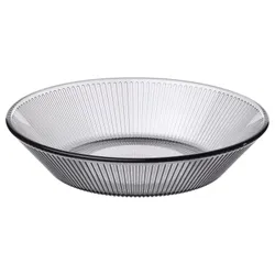 IKEA HAVSGÄDDA(206.074.13) глубокая тарелка, полосатый рисунок/серый