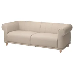 IKEA VISKAFORS(394.433.32) 3-місний диван, Лейде світло-бежевий / береза