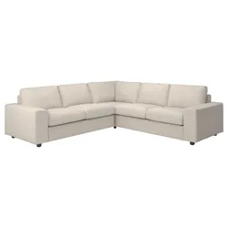 IKEA VIMLE(694.017.93) 4-місний кутовий диван, з широкими підлокітниками / Gunnared beige