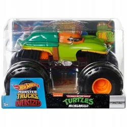 HOT WHEELS MONSTER TRUCK 1:24 Черепашки Микеланджело HYJ15