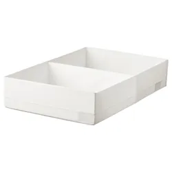 IKEA STUK (904.744.38) коробка с отделениями, белый