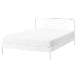 IKEA NESTTUN(491.580.65) корпус кровати, белый / Лейрсунн