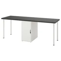 IKEA LAGKAPTEN / ALEX(796.076.75) рабочий стол, Czarnybrąz/White