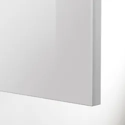 IKEA METOD(094.541.81) Висока шафа з полками/2DRZ, Biały/Ringhult світло -сірий