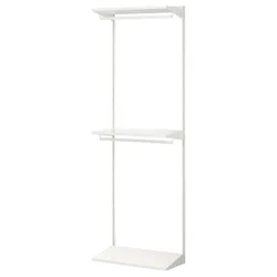 IKEA BOAXEL(894.656.04) комбінований гардероб, білий