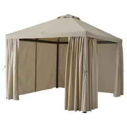 IKEA HIMMELSÖ(994.141.19) палатка со шторками, темно-серый / серо-бежевый