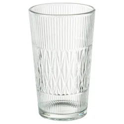IKEA SMÄLLSPIREA(205.421.72) ваза, прозрачное стекло/узор