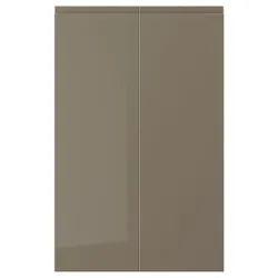 IKEA VOXTORP(105.817.67) DRZ SZA NO 2 ПК, слева -халат/глянцевый темный
