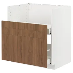 IKEA METOD / MAXIMERA(695.509.76) шкаф Zl под Tallsjön, Биал/Тисторп имитация коричневого грецкого ореха