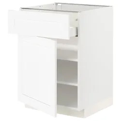 IKEA METOD / MAXIMERA(194.734.24) шкаф stj szu / дверь, Enköping белый / под белое дерево