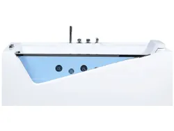 Светодиодная гидромассажная ванна Marquis 180 x 90 см Белая Качественная гидромассажная ванна Массажная ванна