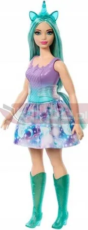 Лялька Барбі Дрімтопія Єдиноріг з довгим бірюзовим волоссям HRR15