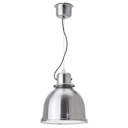 IKEA SVARTNORA (505.047.72) подвесная лампа, имитация нержавеющей стали
