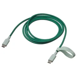 IKEA LILLHULT(005.810.94) USB-C на USB-C, зелений