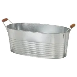 IKEA KORKGRAN(206.124.76) Кришка для квіткового горщика, внутрішні/зовнішні/оцинковані