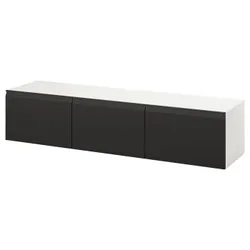 IKEA BESTÅ(395.693.31) Телевізійна лавка з дверима, Білий/Hammarsmed антрацит