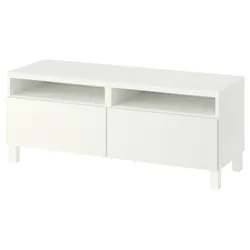 IKEA BESTÅ(395.973.67) Тумба під телевізор з ящиками, білий/Förvaltare білий