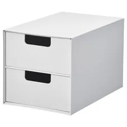 IKEA FJÄDERHARV(105.969.00) мини -комол 2 ящики, белый