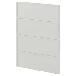 IKEA METOD(496.046.83) 4 передні панелі для посудомийної машини, Aspudden світло-сірий