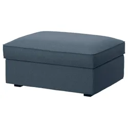 IKEA KIVIK(894.847.49) подставка для ног с местом для хранения, Gunnared синий