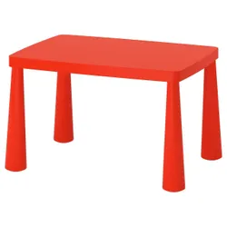 IKEA MAMMUT (603.651.67) Дитячий стіл, червоний