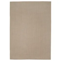 IKEA VODSKOV(905.123.79) килимок гладкий, натуральний / світло-сірий