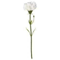 IKEA SMYCKA (203.335.88) искусственный цветок, гвоздика / белый