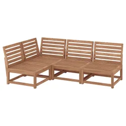 IKEA NÄMMARÖ(496.102.93) Модульный угол из 3 человек, Внешнее/светло -коричневое пятно