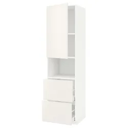 IKEA METOD / MAXIMERA(594.643.85) в мікродверній шафі / 2 шухляди, білий / Veddinge білий