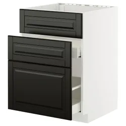 IKEA METOD / MAXIMERA(295.787.79) SZ ZL+3FR/2SZU, Biały/Bodbyn Black