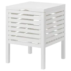 IKEA MUSKAN(003.605.87) табуретка с местом для хранения, белый