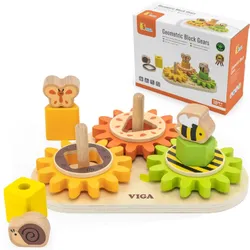 ДЕРЕВ'ЯНИЙ ПАЗЛ VIGA MONTESSORI МЕХАНІЗМИ БЛОКИ ДЛЯ СОРТУВАННЯ ТВАРИН