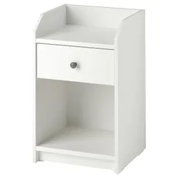 IKEA HAUGA  Прикроватный столик, белый (004.889.63)