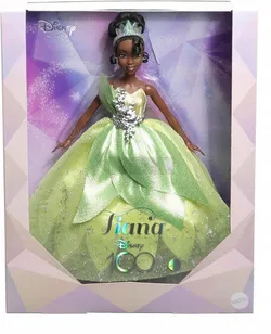 Кукла принцесса Тиана от Disney в красивом платье, коллекционная кукла класса люкс HLX61