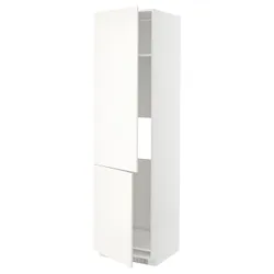 IKEA METOD(595.073.56) высокий n лед/закрыть 2 двери, белый/Вальстена белый