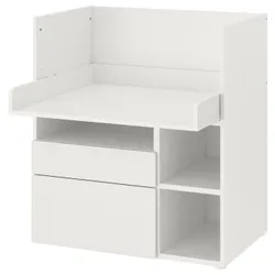 IKEA SMÅSTAD(493.922.47) письмовий стіл, білий білий / з 2 ящиками