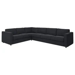 IKEA VIMLE (493.996.87) 5-местный угловой диван, Саксемара черно-синяя