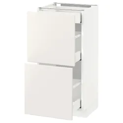IKEA METOD / MAXIMERA(290.516.78) 2-дверний / 3-місний, білий / Veddinge білий